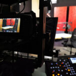 Schnellschuss Audiostudio mit Videokameras und optionalem Videoliveschnitt